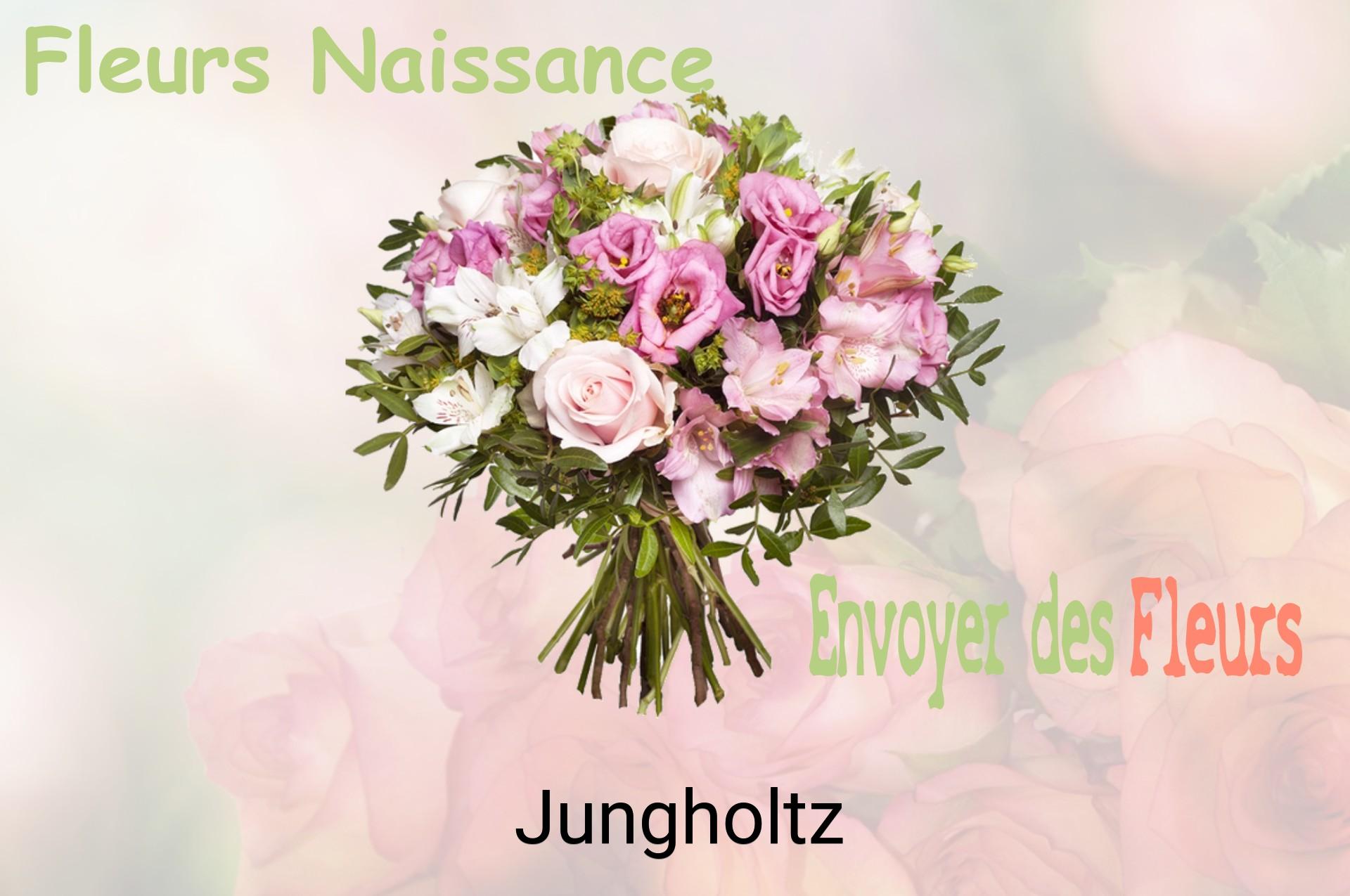 Bouquet de fleurs de naissance livré à Jungholtz
